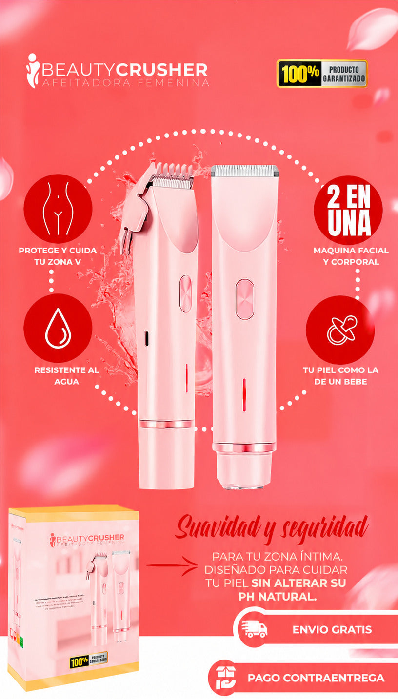 BeautyCrusher™: Afeitadora de partes intimas especial para zonas delicadas