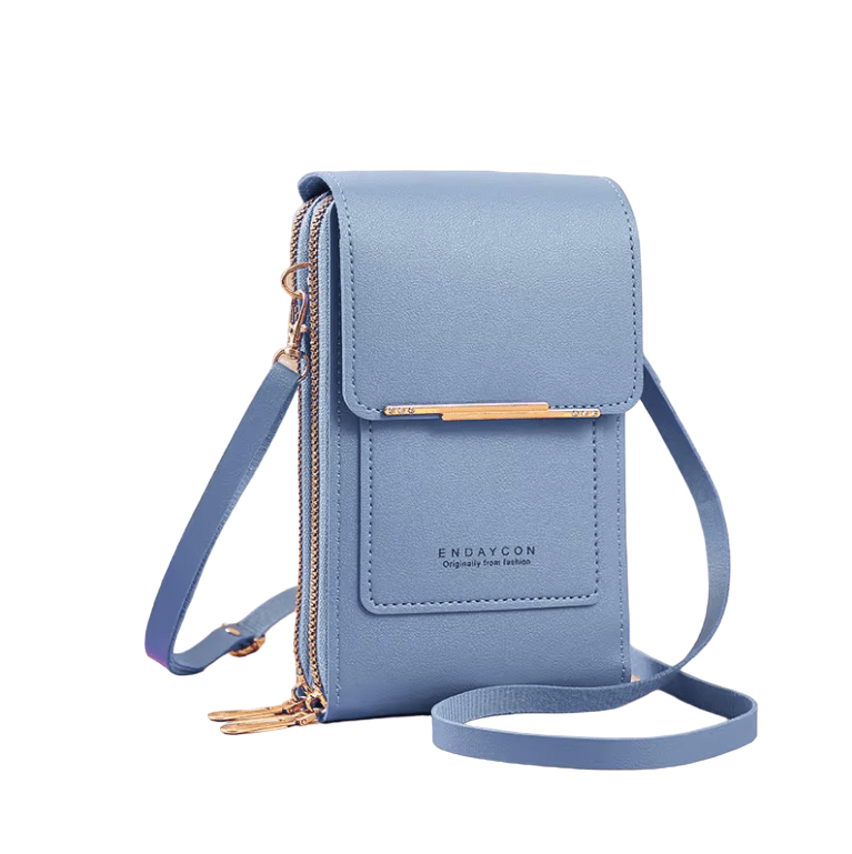 Cartera de cuero multifuncional antirobo kinoki - Goldenfy Chile