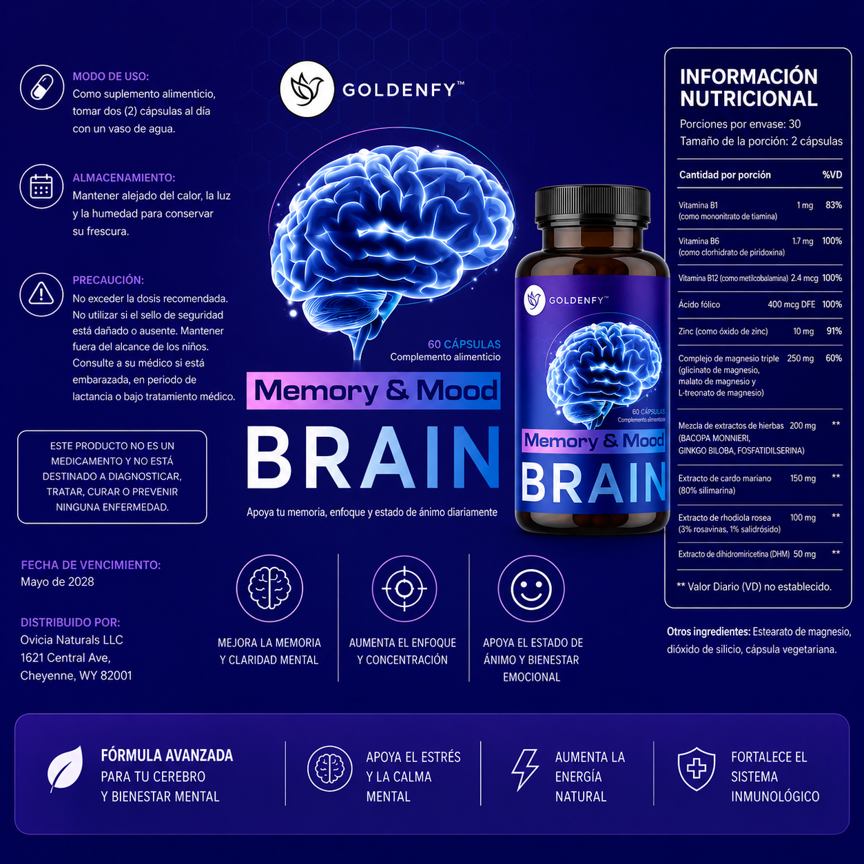 Brain Memory - Neuroprotección Avanzada