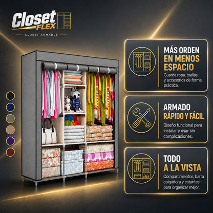 ClosetFlex® | Armario Modular Portátil™ desarmable