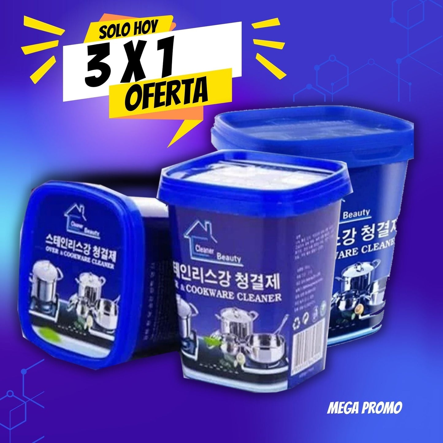 3 limpia Ollas Pasta de olla - Goldenfy Chile