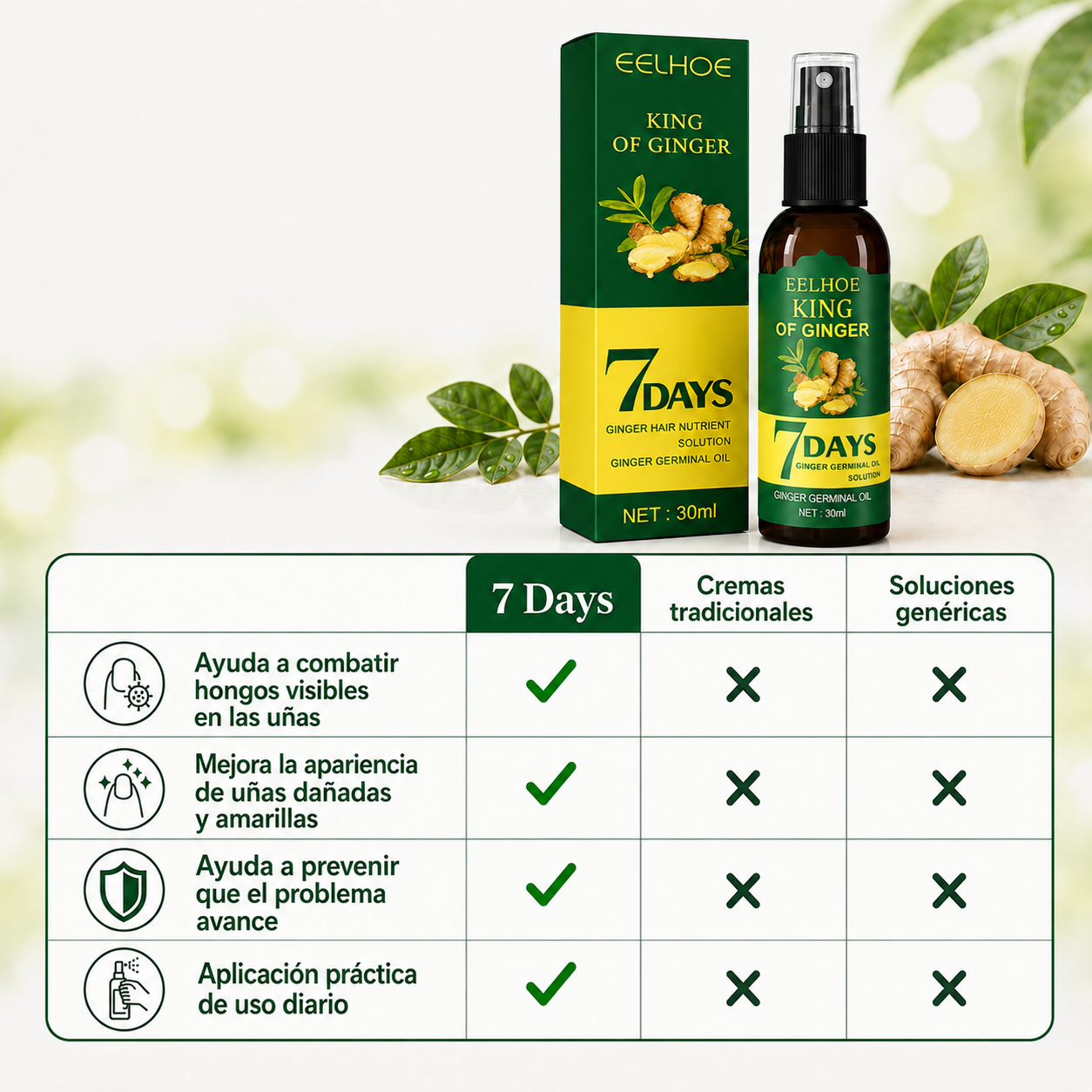 7 Days - Aceite Anti Hongos en Uñas