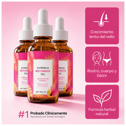 Cyperus Rotundus Oil 30 ml - Aceite Depilación Definitiva