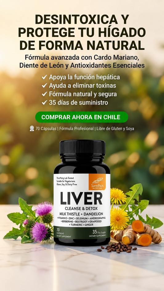 Liver Cleanse y Detox - Desintoxicante natural y protege tu higado