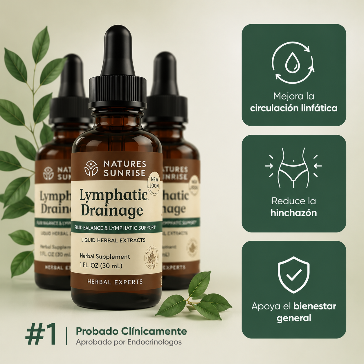 VitaLymph® - Gotas Drenaje Linfatico que Elimina Liquidos y Grasa