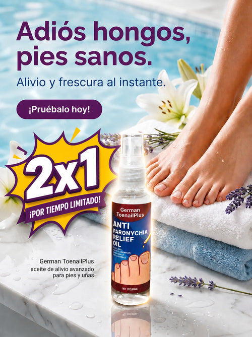 Super Promo 2x1 Spray Antihongos – Protección y cuidado para tus uñas