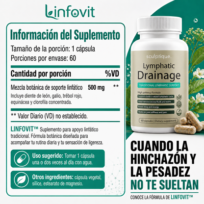 Linfovit™ – Soporte Metabolito Contra Líquidos Retenidos
