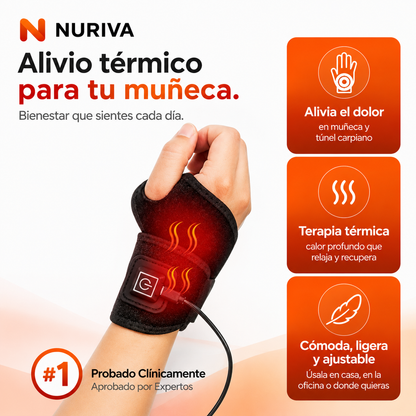 NURIVA · Muñequera de Calor | Deja de Aguantar el Dolor de Muñeca