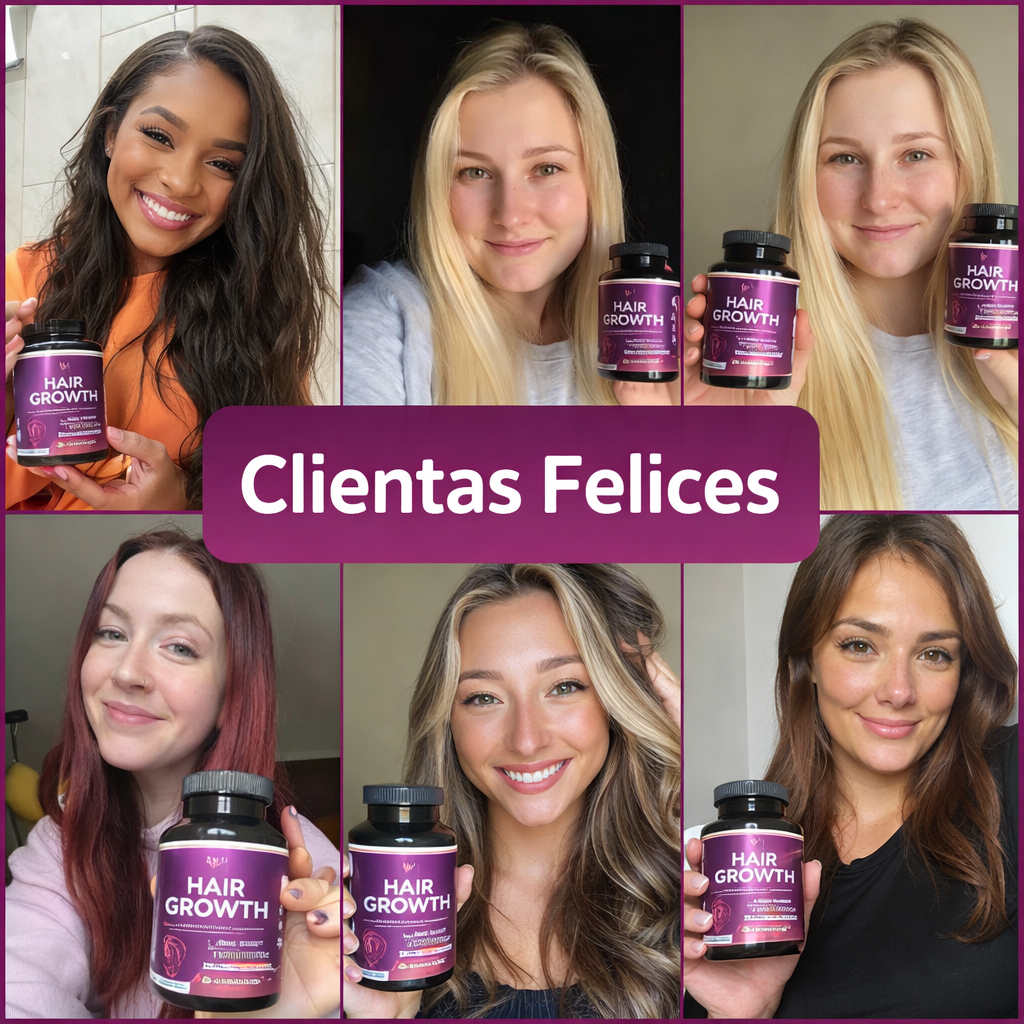 Hair Growth® Vitamina para cabello con Biotina x 60 cápsulas