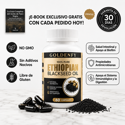 Ethiopian Black Seed Oil - Inmunidad • Digestión • Vitalidad
