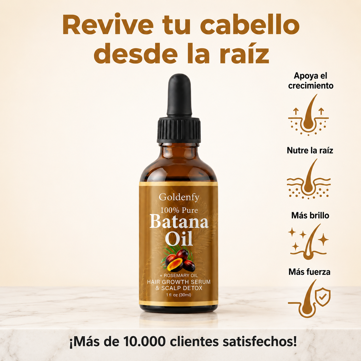 Aceite de Batana - Crecimeinto del cabello perdido por Alopecia