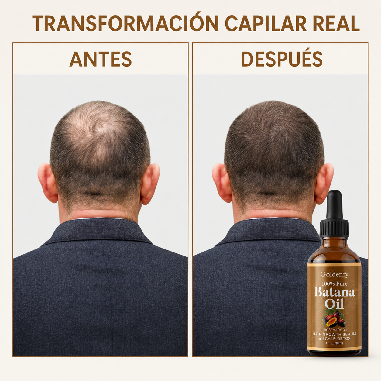 Aceite de Batana - Crecimeinto del cabello perdido por Alopecia