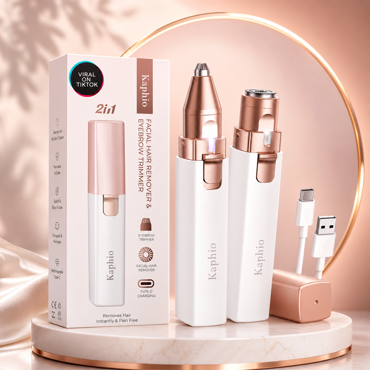 D-Facial™ Depiladora Facial y Cejas Profesional
