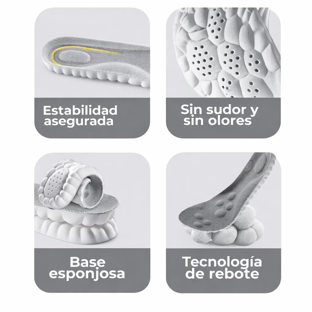 Plantillas Ortopédicas 3D CloudStep Pro | Alivio desde el primer paso