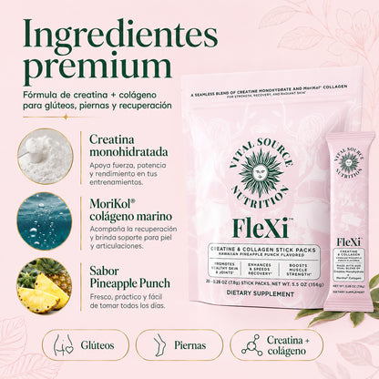 Flexi Creatin - Forma los gluteos de tus sueños