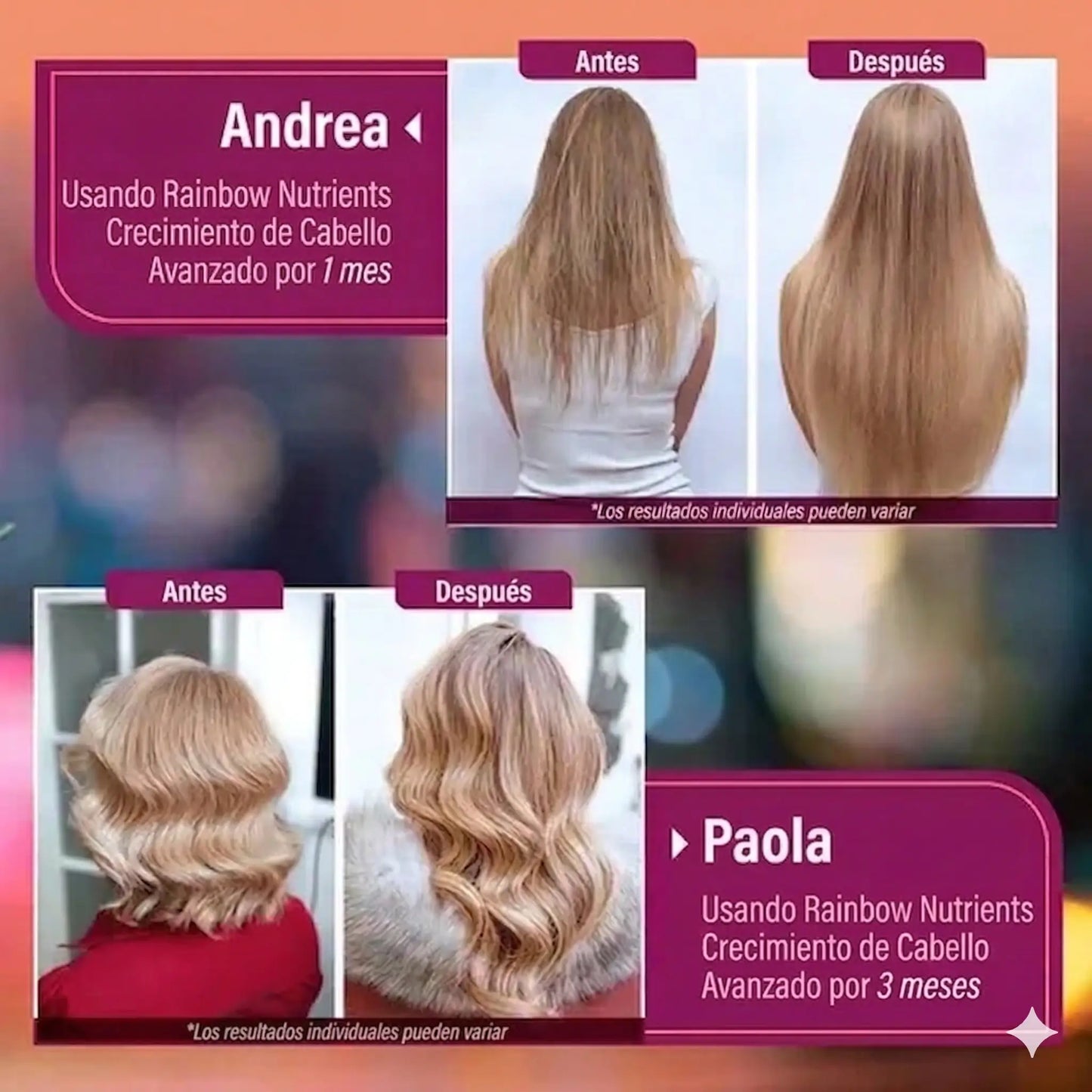Hair Growth® Vitamina para cabello con Biotina x 60 cápsulas