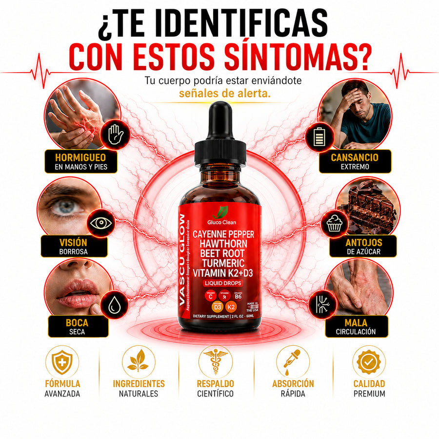 GlucoClean™️ XL 60ml | Berberina Controla el Azúcar y Protege tu Corazón