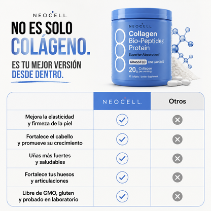 2x1 NeoCell Collagen Pro - Nutrición para una Piel de Apariencia Más Luminosa
