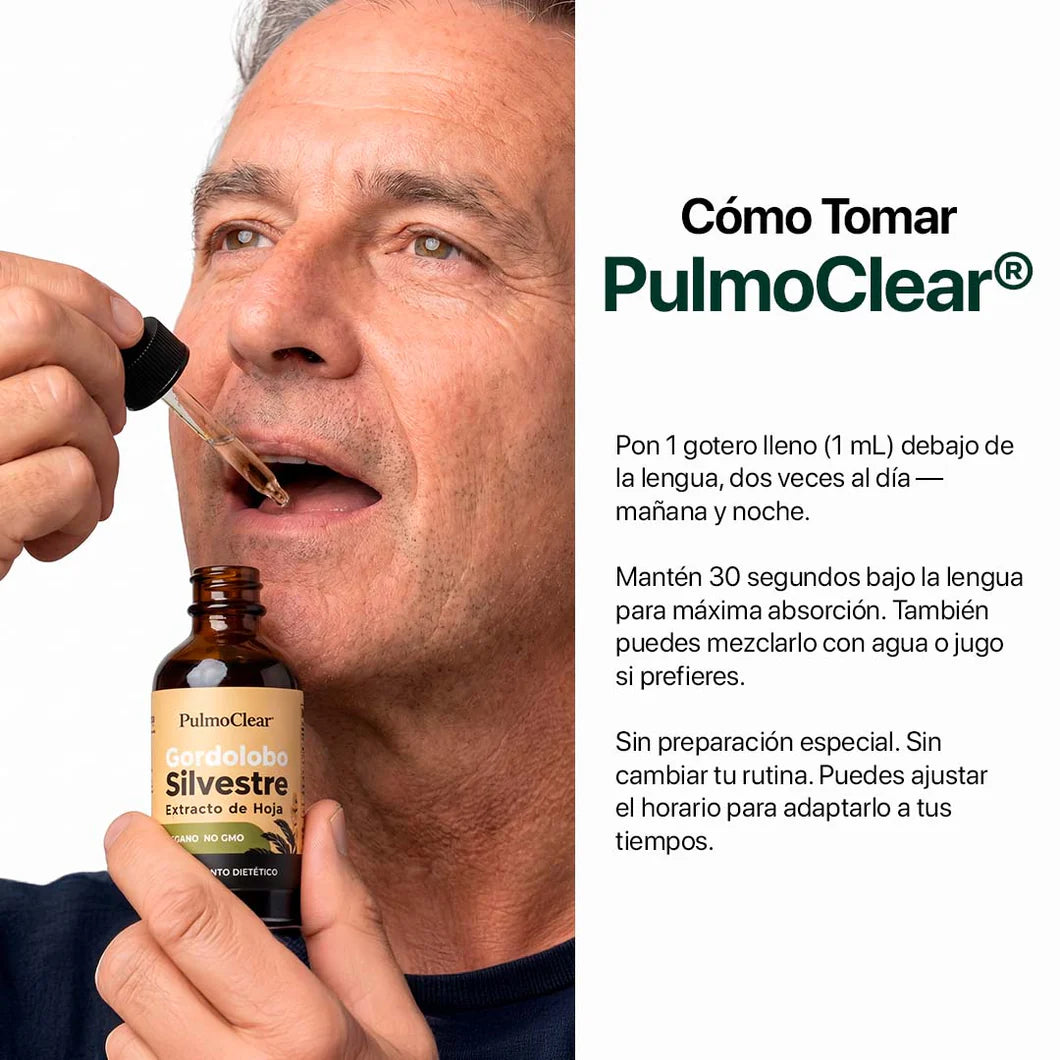 PulmoClear® | Activador Mucociliar™ líquido para fumadores