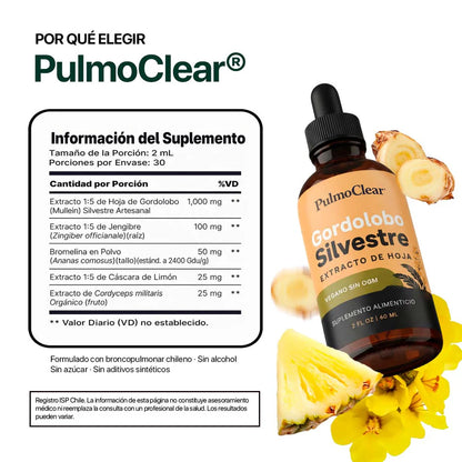 PulmoClear® | Activador Mucociliar™ líquido para fumadores