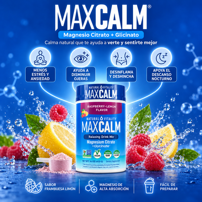 MaxCalm® - Elimina el Estrés y Ojeras, Desinflama tu Cuerpo original