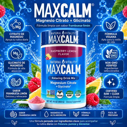 MaxCalm® - Elimina el Estrés y Ojeras, Desinflama tu Cuerpo original