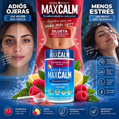MaxCalm® - Elimina el Estrés y Ojeras, Desinflama tu Cuerpo original