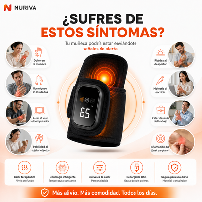 NURIVA · Muñequera de Calor | Deja de Aguantar el Dolor de Muñeca