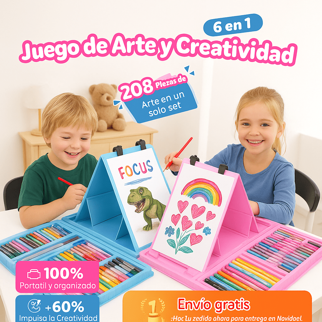 CreativiKit™ – Set completo para despertar la imaginación. - Goldenfy Chile