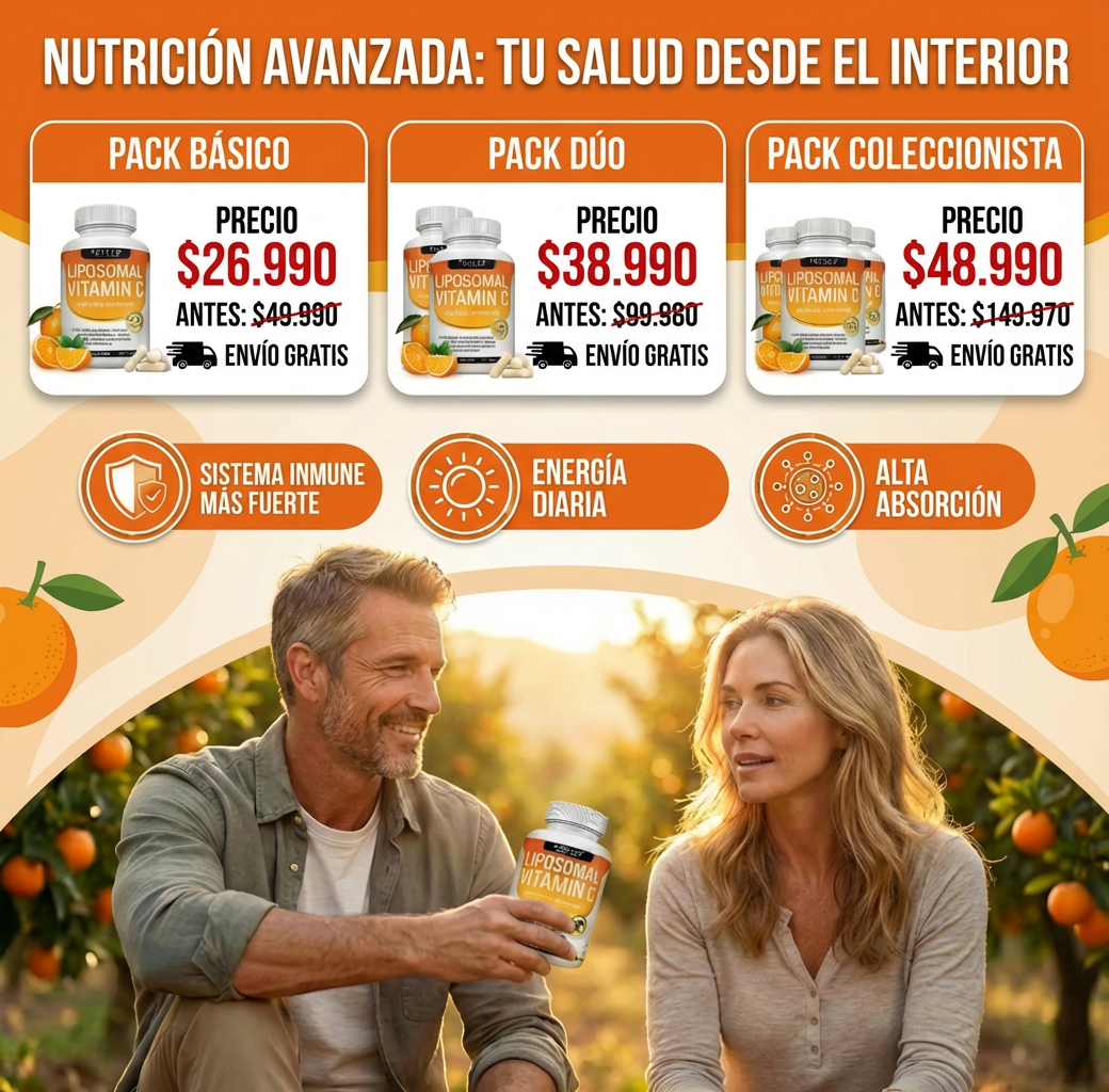 Vitamina C Liposomal Alta Absorción – Defensas Fuertes y Más Energía