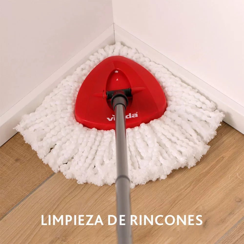 Gira Mopa 360™ - Trapeador giratorio + balde con escurridor UrProb - Goldenfy Chile