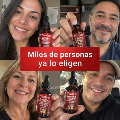 GlucoClean™️ XL 60ml | Berberina Controla el Azúcar y Protege tu Corazón