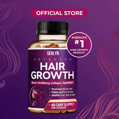 Hair Growth™ - Vitaminas para crecimiento y fortalecimiento del cabello