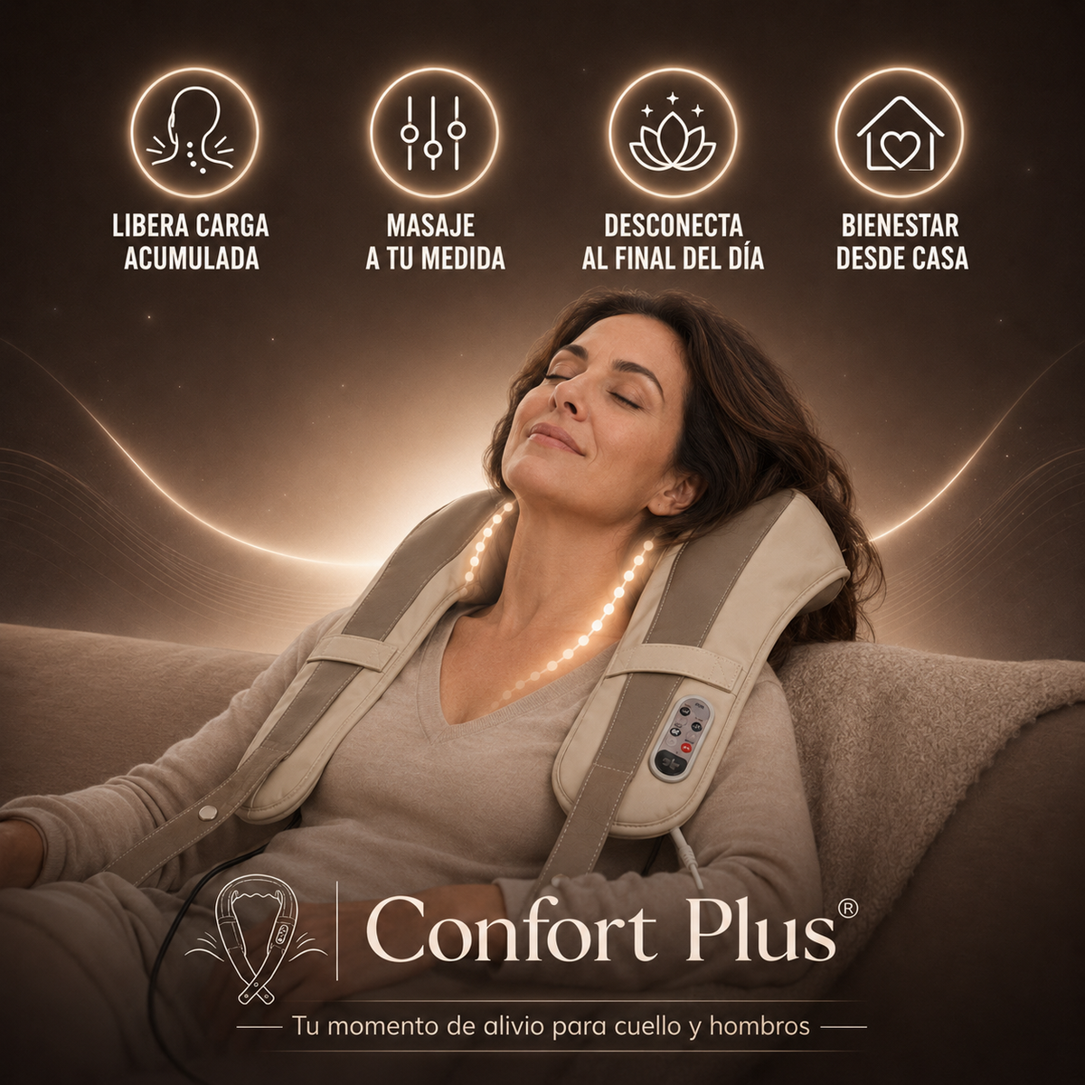 Confort Plus® - Masajeador Cervical liberador de de la tensión