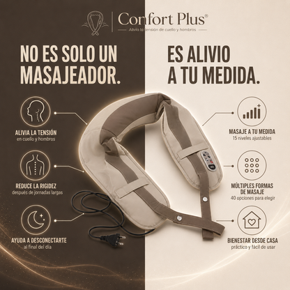 Confort Plus® - Masajeador Cervical liberador de de la tensión
