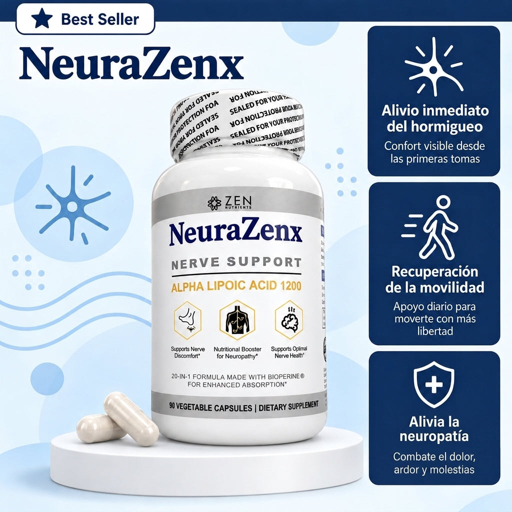 Neurazenx® - Eliminación del hormigueo y recuperación de la movilidad