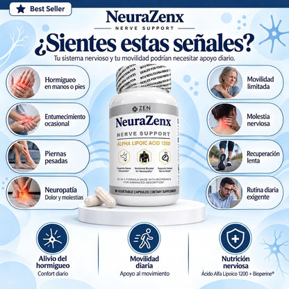Neurazenx® - Eliminación del hormigueo y recuperación de la movilidad