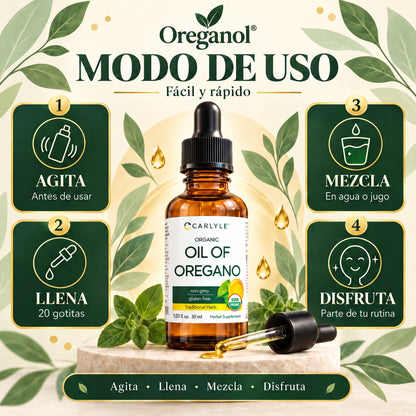 Oreganol® XL 60ml - Apoyo de la hinchazón crónica y salud digestiva