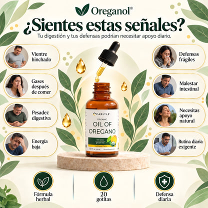 Oreganol® XL 60ml - Apoyo de la hinchazón crónica y salud digestiva