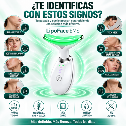 LipoFace Pro® - Destruye la Grasa Facial y Quita la Flacidez