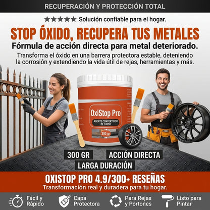 OxiStop Pro | Convertidor de Óxido para Metal - 300 gr