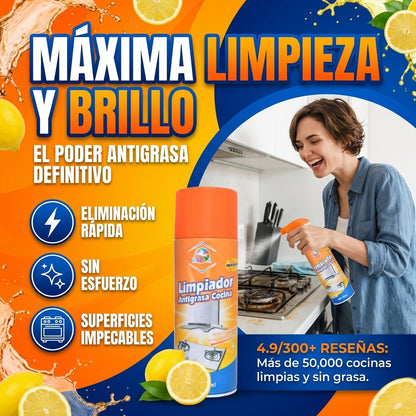 GrasaOut Pro™ | Potente Limpiador de grasa