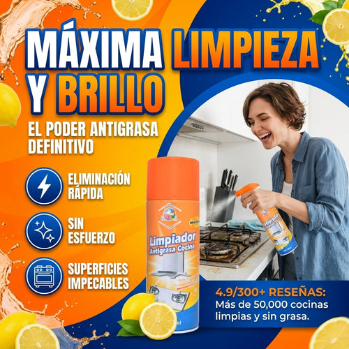 GrasaOut Pro™ | Potente Limpiador de grasa