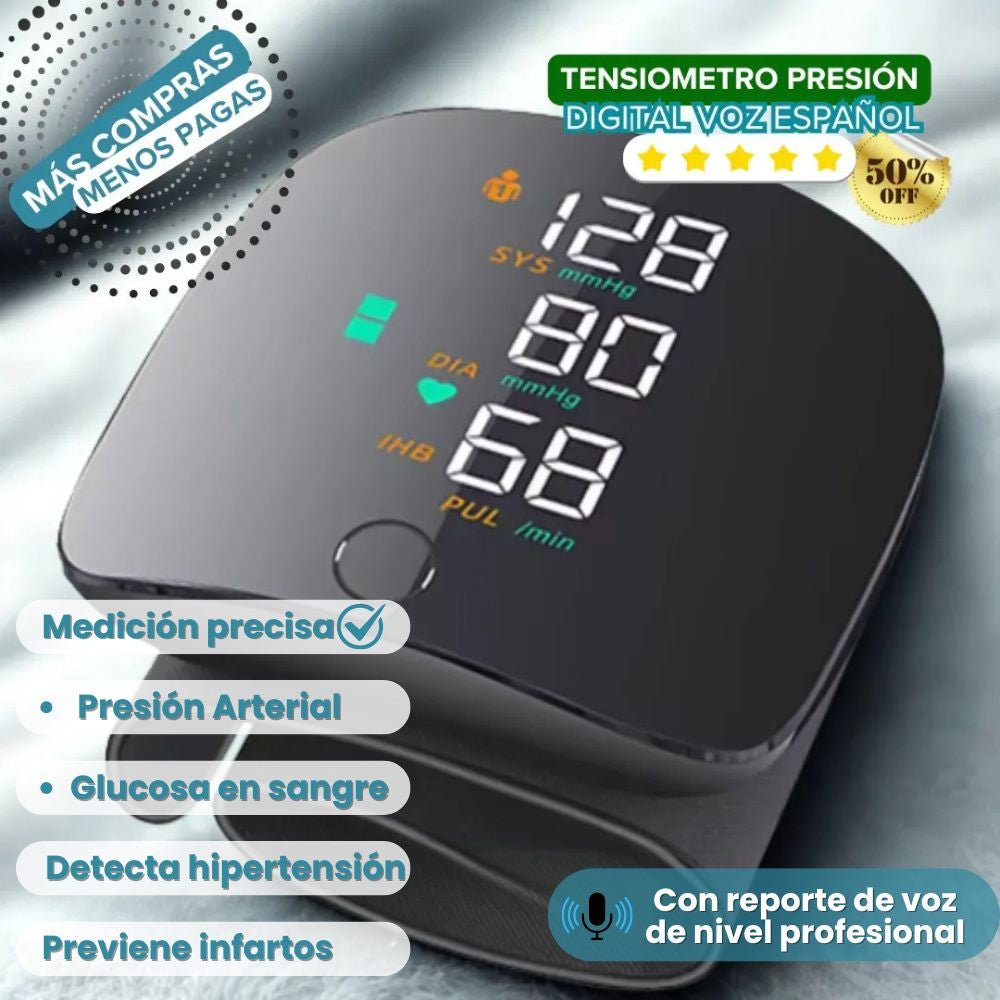 Tensiómetro Digital de Muñeca EasyPress® | Resultados rápidos y claros - Goldenfy Chile