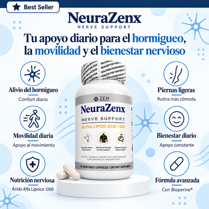 Neurazenx® - Eliminación del hormigueo y recuperación de la movilidad